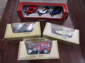 4 boxed Matchbox cars (one set)