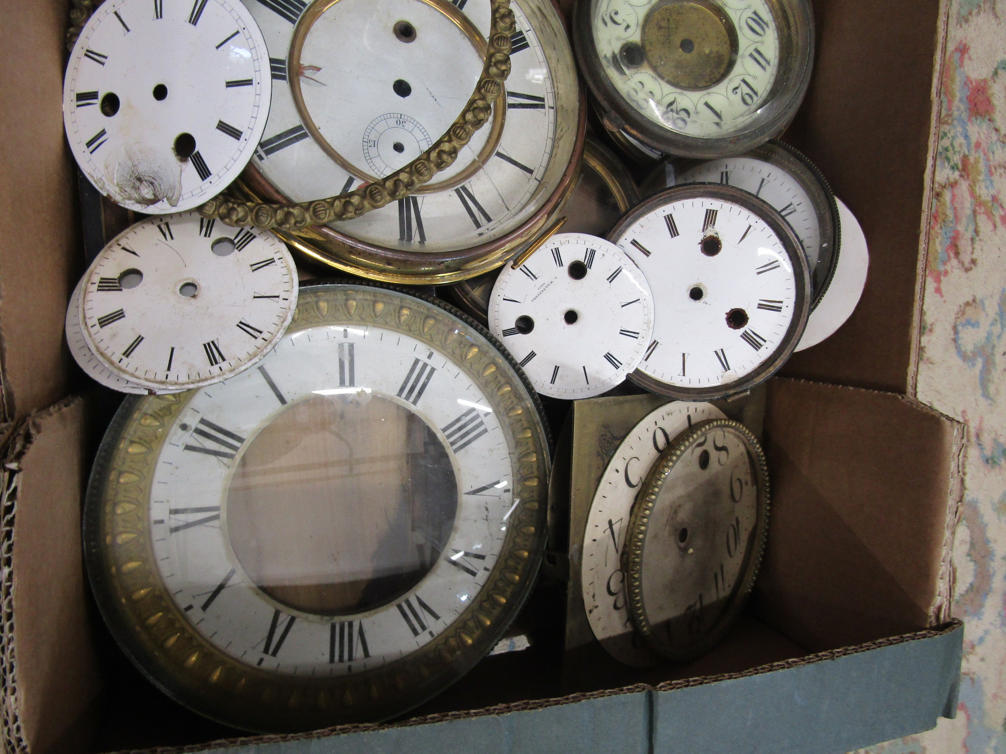 Box of clock dials/faces - Image 5 of 5