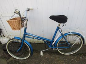 Vintage Edwards bike with basket in good order