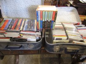 DVD's and CDs (most classical) plus a book set