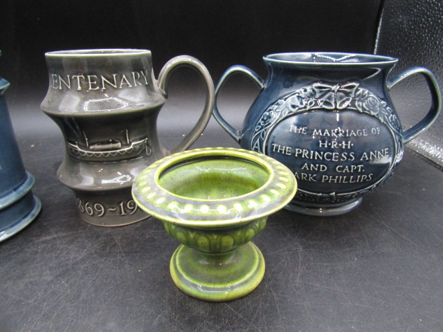 Holkham Pottery mugs and pot - Image 3 of 3