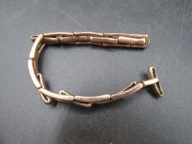 9ct rose gold watch strap (scrap) 3.8 gms