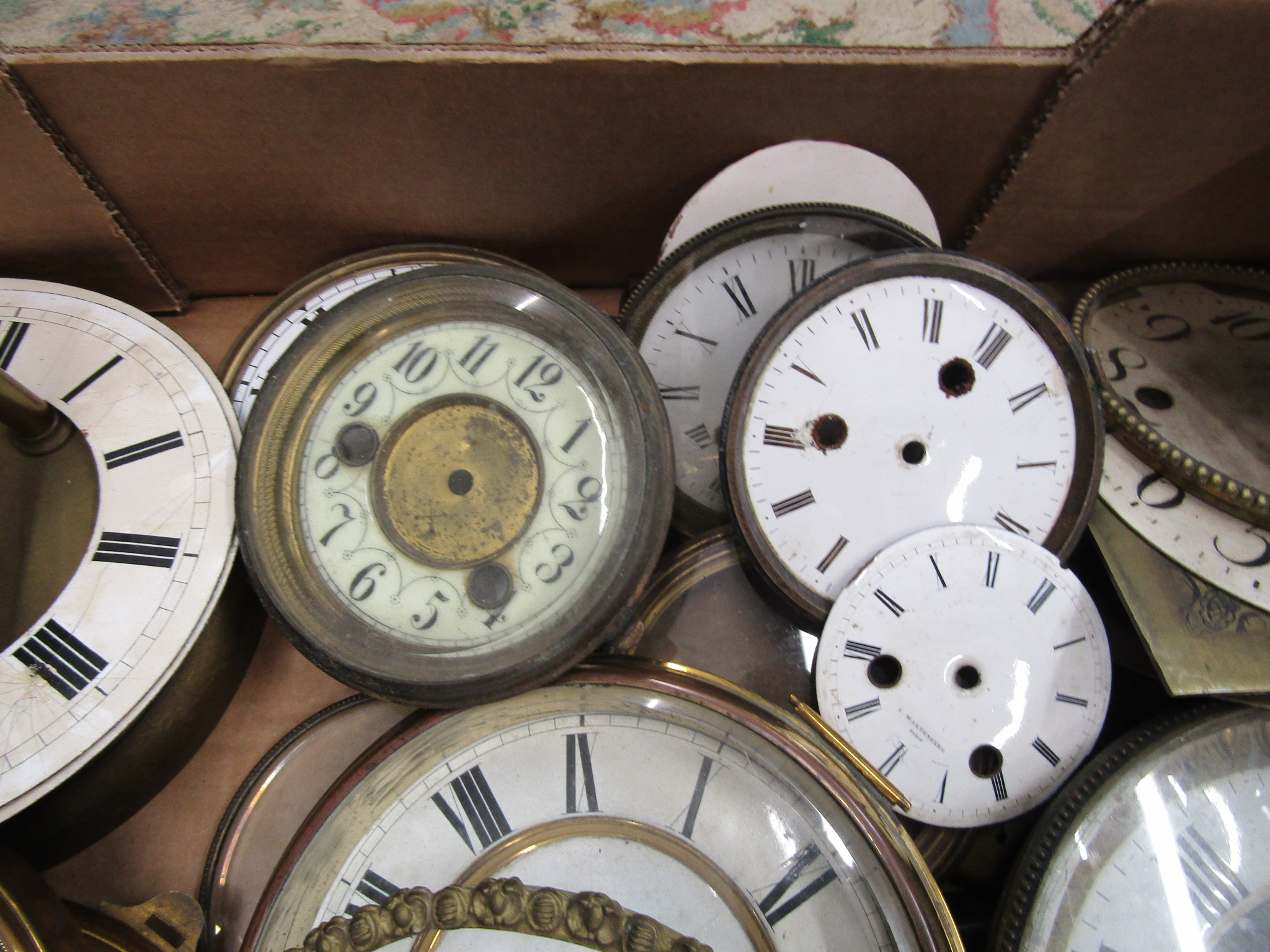 Box of clock dials/faces - Image 4 of 5