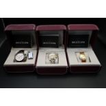 3 assorted Western Moment watches, all new with tags from closing down stock, boxed