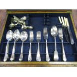 Cutlery canteen with various cutlery