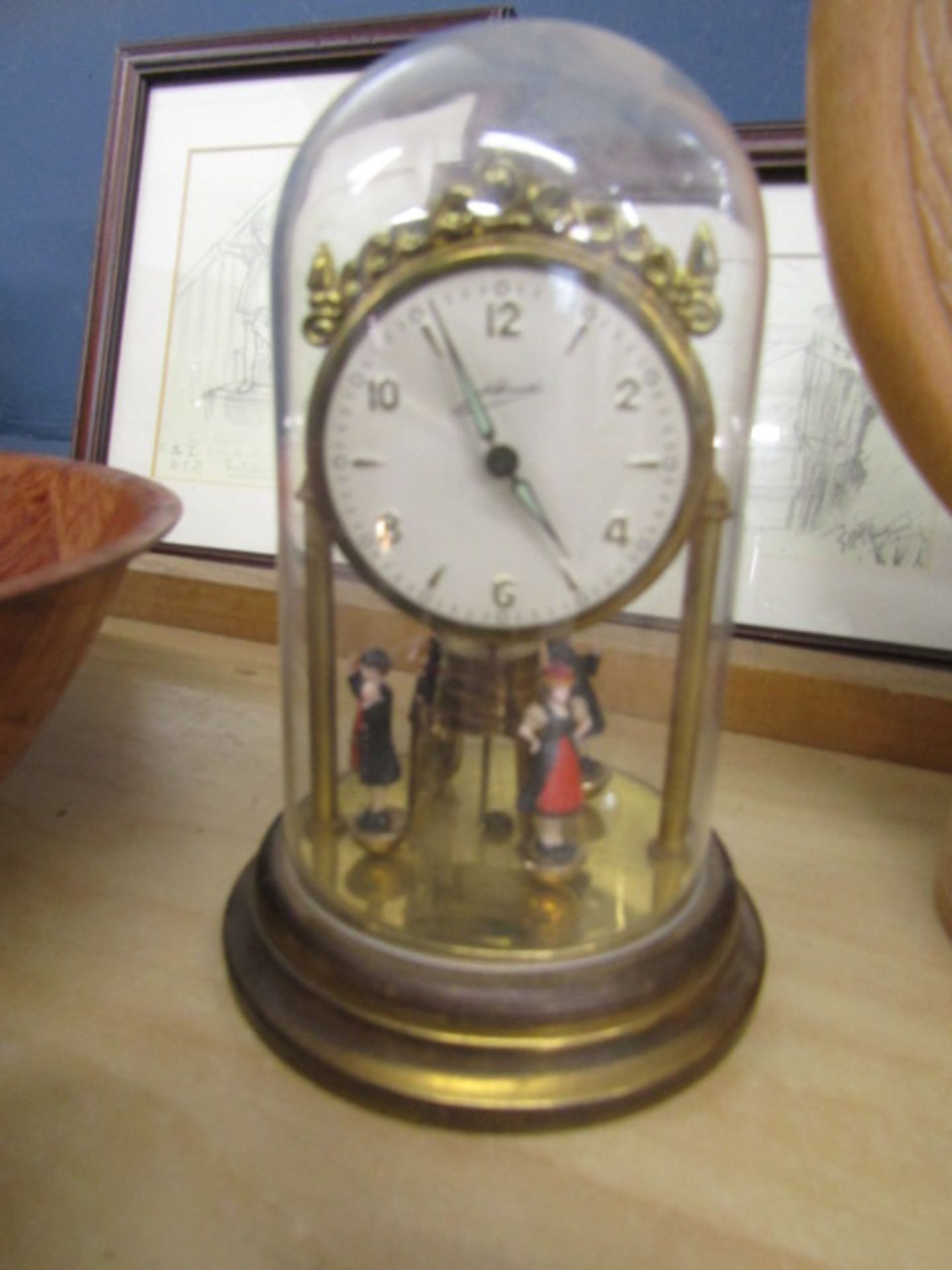 Collectors lot to inc clocks, barometer, tins & buttons, Chinese healing balls etc etc - Image 6 of 8
