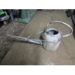 Galvanised watering can