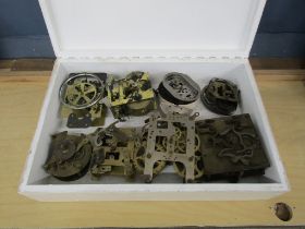 Box of clock movements