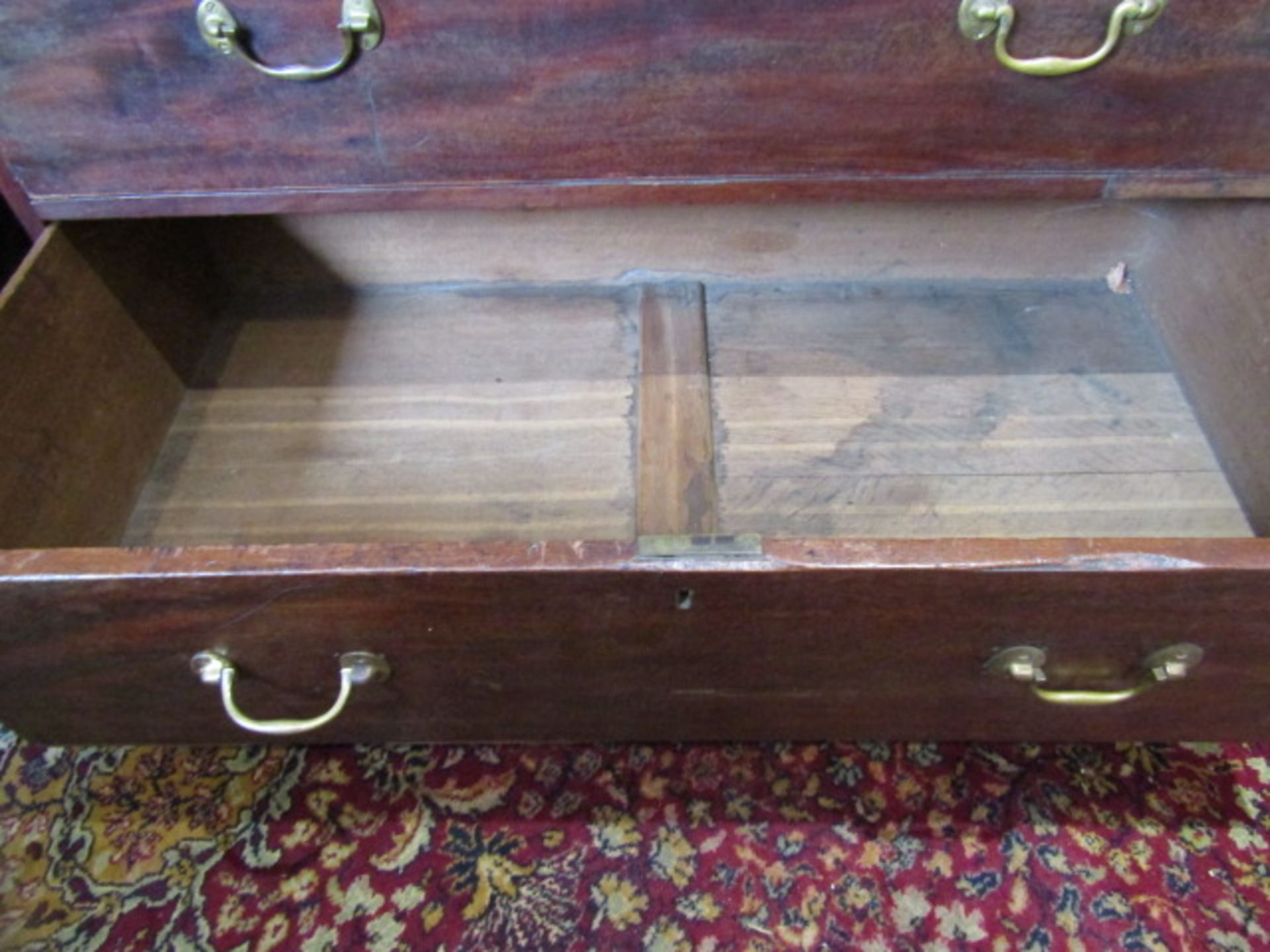 A Georgian mahogany secretaire chest  108Wx58Dx97H cm - Image 3 of 13