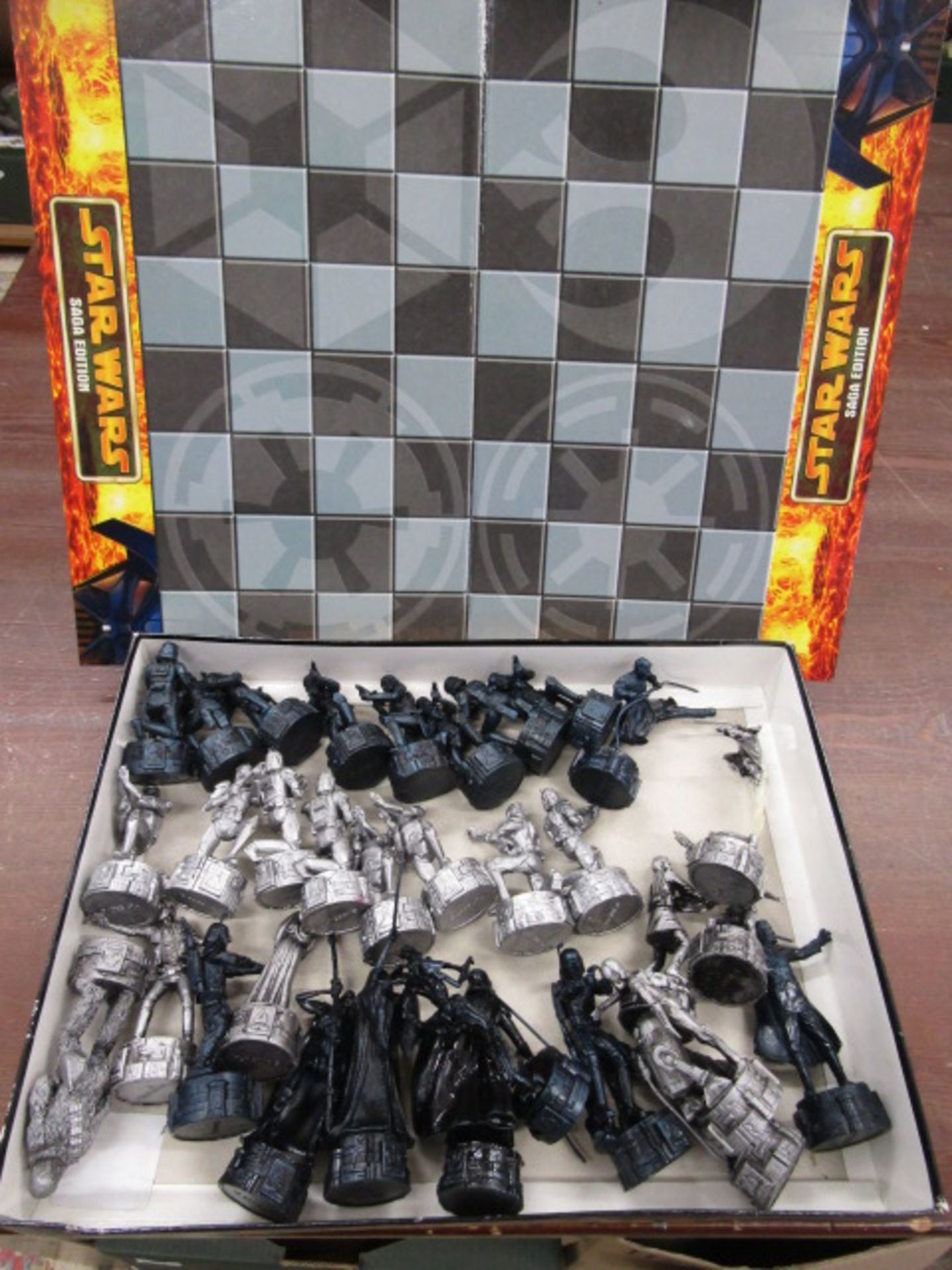 Star Wars chess set and a boxed duck lounger - Image 2 of 3