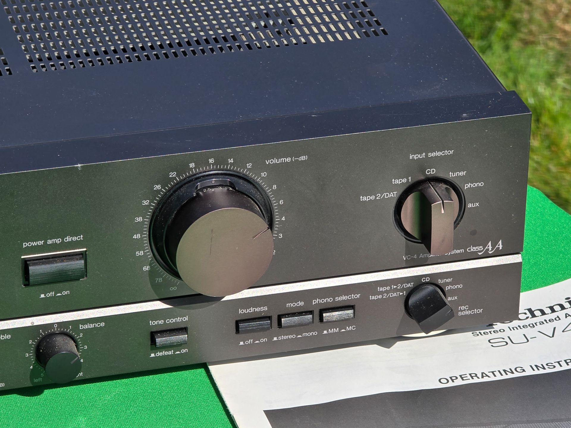 Technics Integrated Amplifier SU-V470 PXS Cap. System Class AA - Image 3 of 7