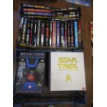 27 Star Trek books and 2 video sets