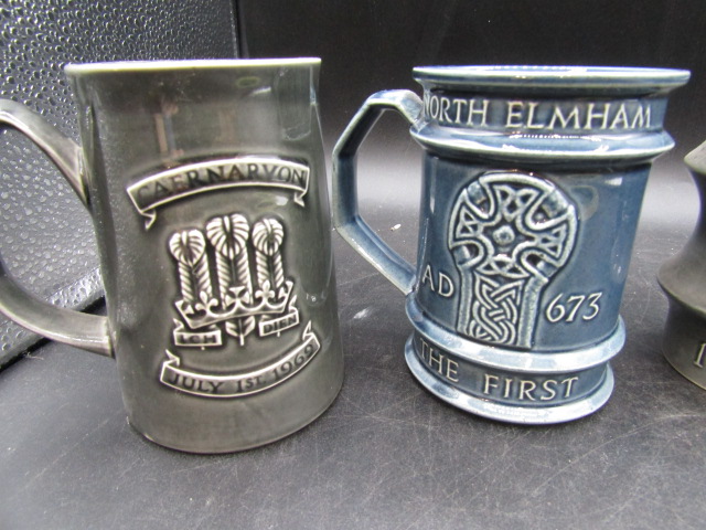 Holkham Pottery mugs and pot - Image 2 of 3
