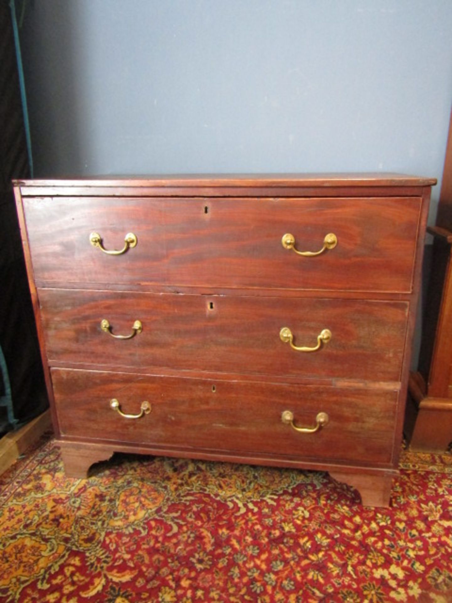 A Georgian mahogany secretaire chest  108Wx58Dx97H cm - Image 2 of 13