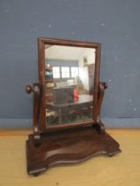 Mahogany dressing table mirror