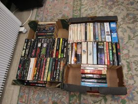 2 Boxes of mostly vintage Horror novels