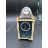 1950's Estyma musical Ballerina alarm clock in box