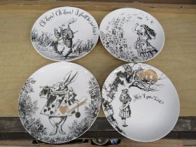 Alice in Wonderland plate set