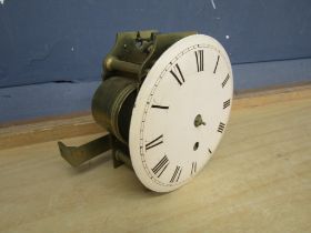 Single Fusee bracket clock movement with dial  6" dia