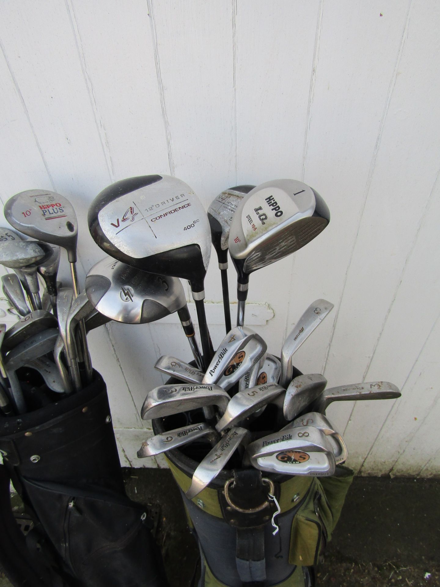 Golf clubs to include Top Flight and hippo in 2 golf bags - Image 5 of 8
