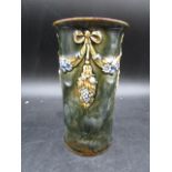 Royal Doulton vase with grape vine detail 15cmH