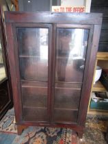 Glazed bookcase 70Wx30Dx130H cm