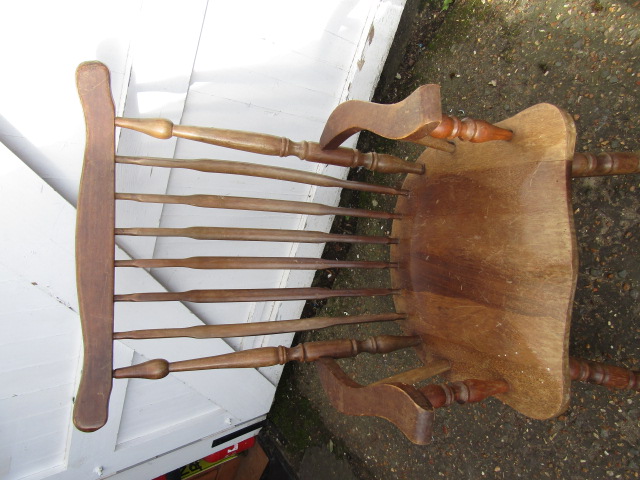 Hardwood rocking chair - Image 5 of 5