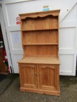 Solid pine dresser H185cm W95cm D48cm approx