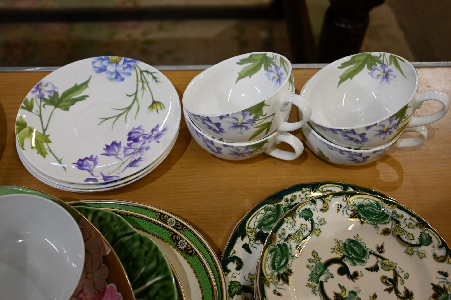 Assorted china to include plates, cups, vases etc including Royal Staffordshire, Masons, - Image 3 of 8