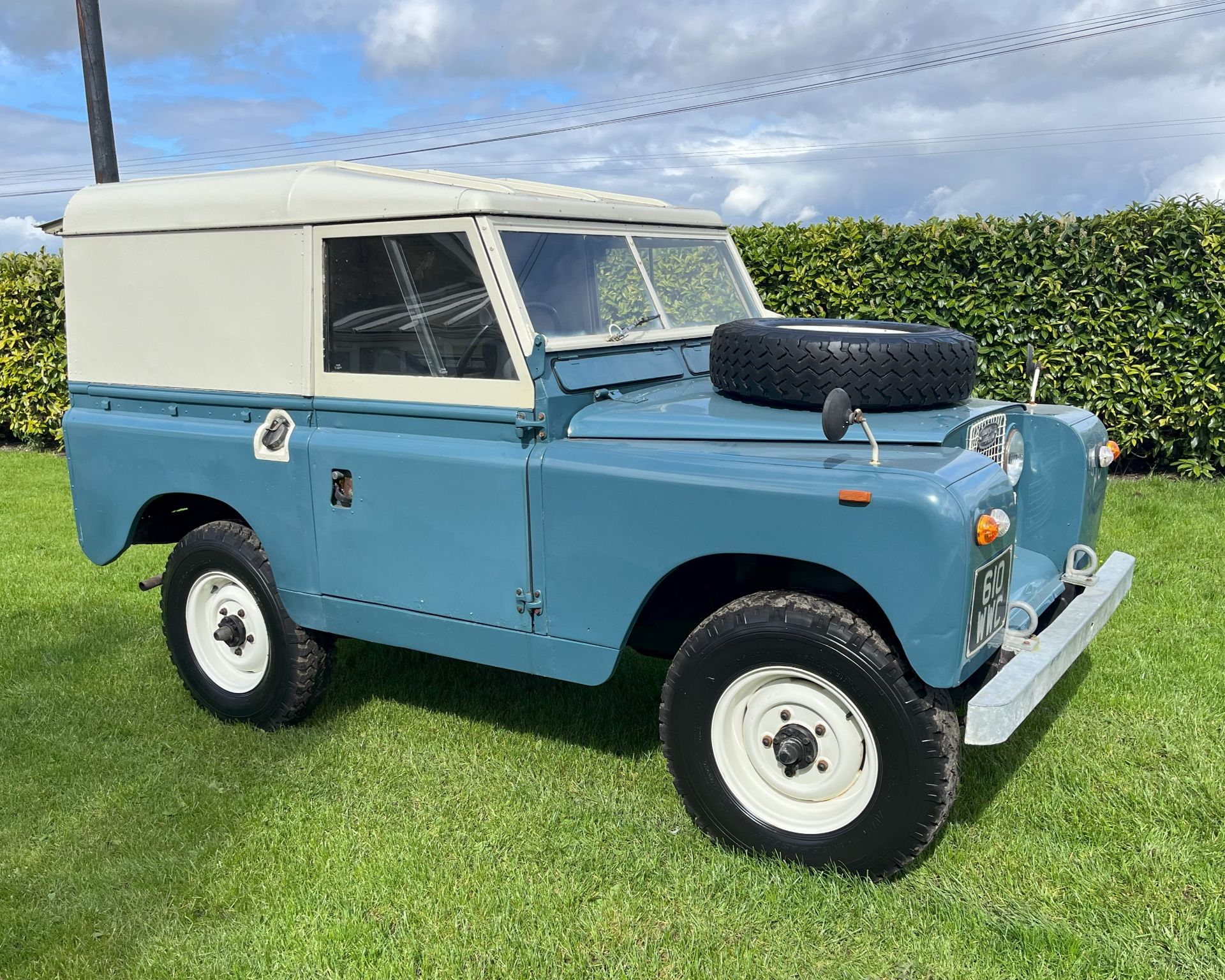 1962 Land Rover 88 Series II, petrol 2.25 litre engine, blue with 64,078 showing on the milometer, - Image 6 of 14