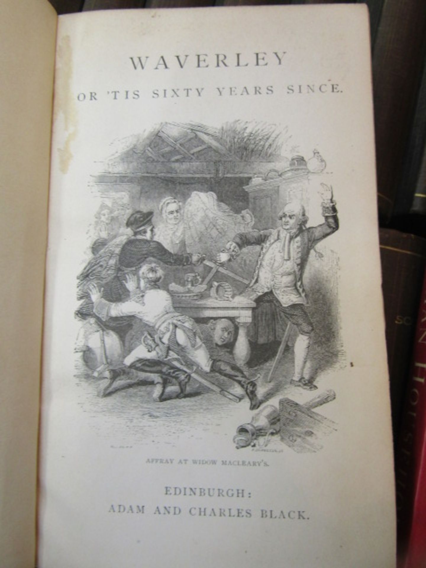 Waverley  novels, Walter Scott  set dated 1800's - Image 8 of 12