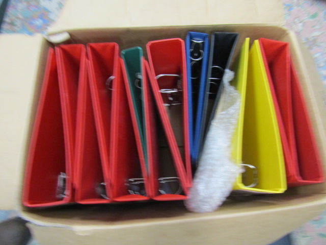 Art portfolio folder/plan case and box ring binders - Image 3 of 3