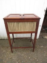 Mahogany? sewing cabinet