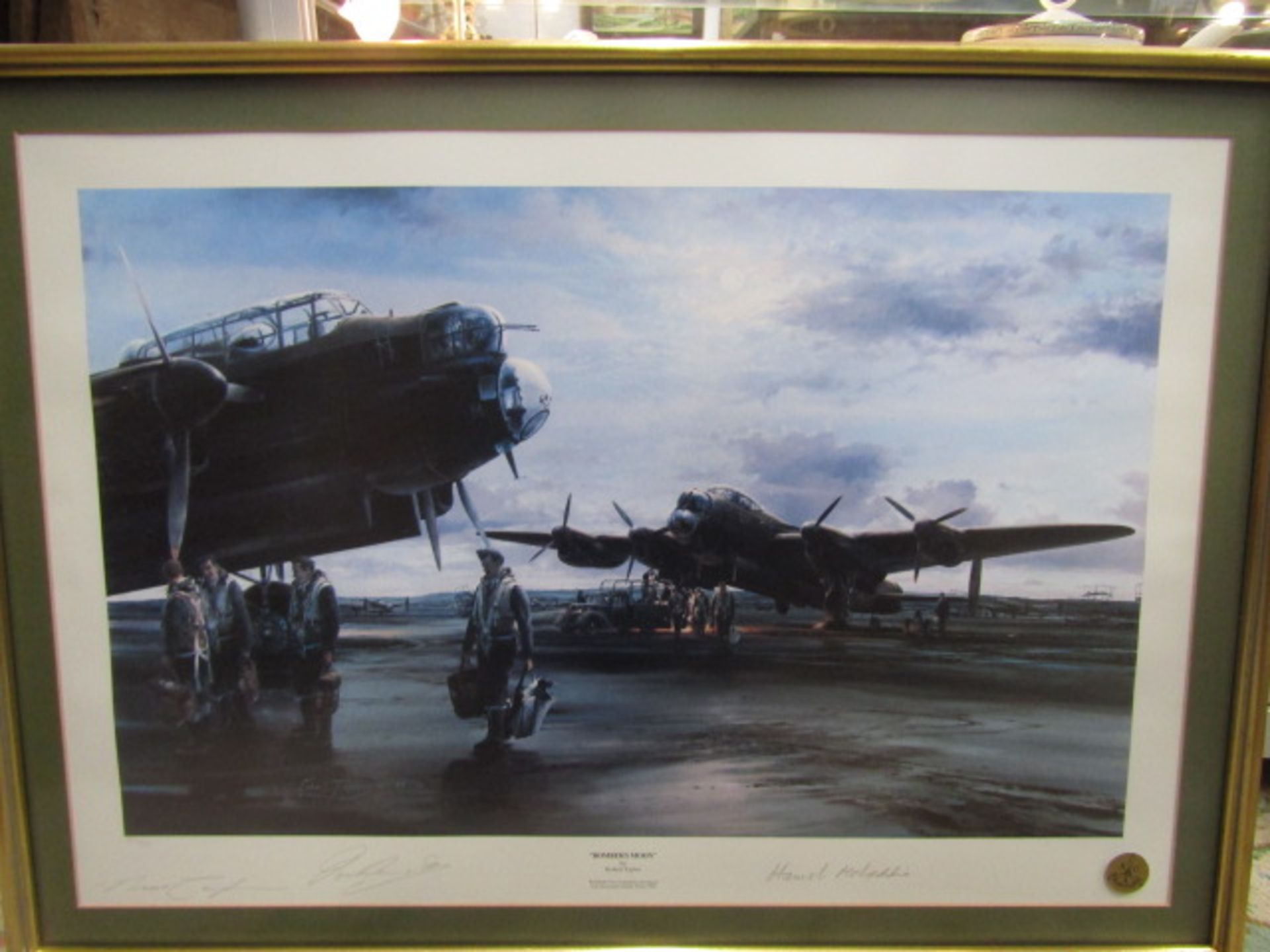 Robert Taylor 'Bomber's Moon' ltd edition print 726/850 pencil signed in margin72x52cm