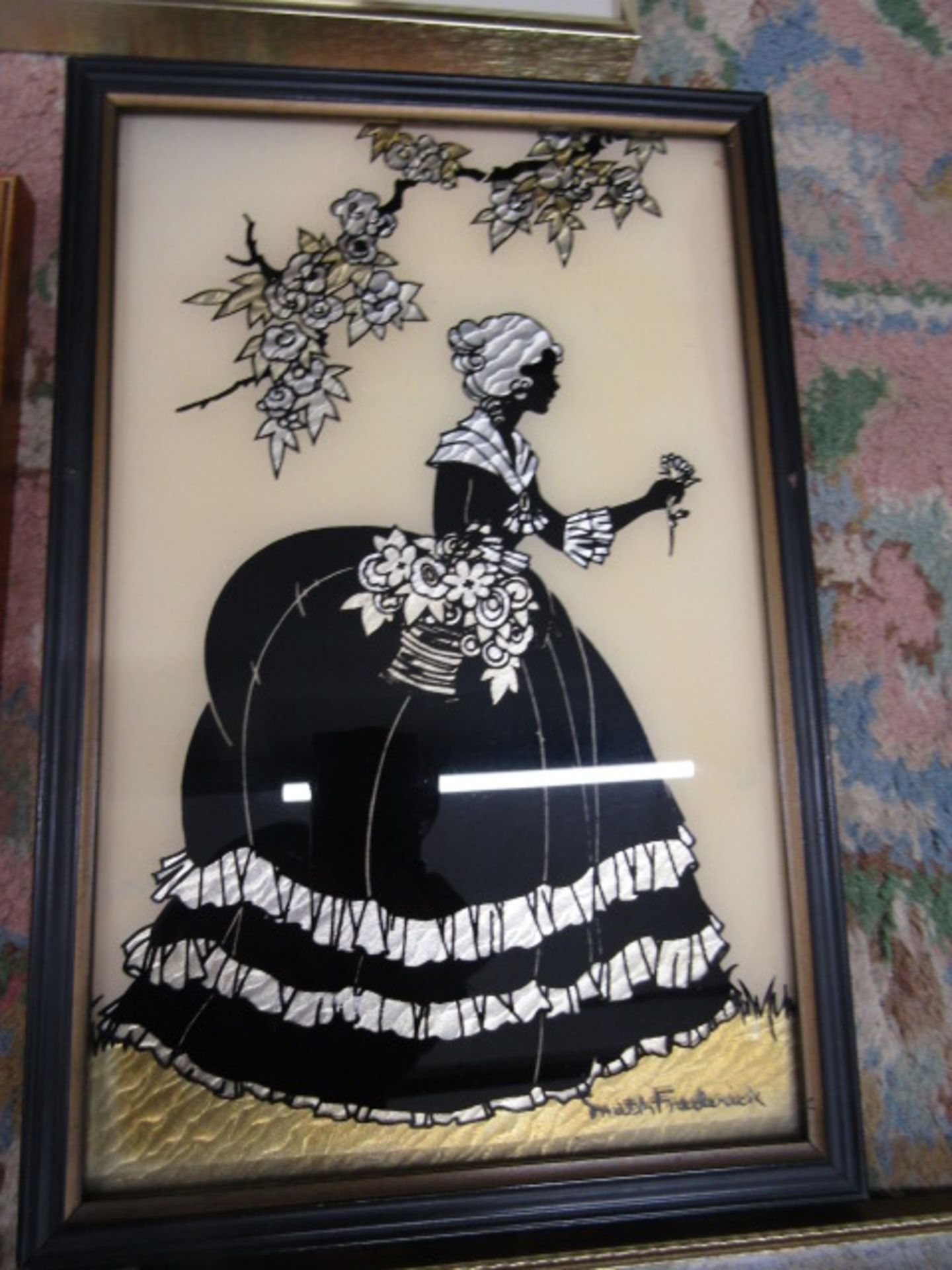 A variety of pictures inc signed glass painting of a lady, limited edition prints, watercolours, - Image 7 of 14
