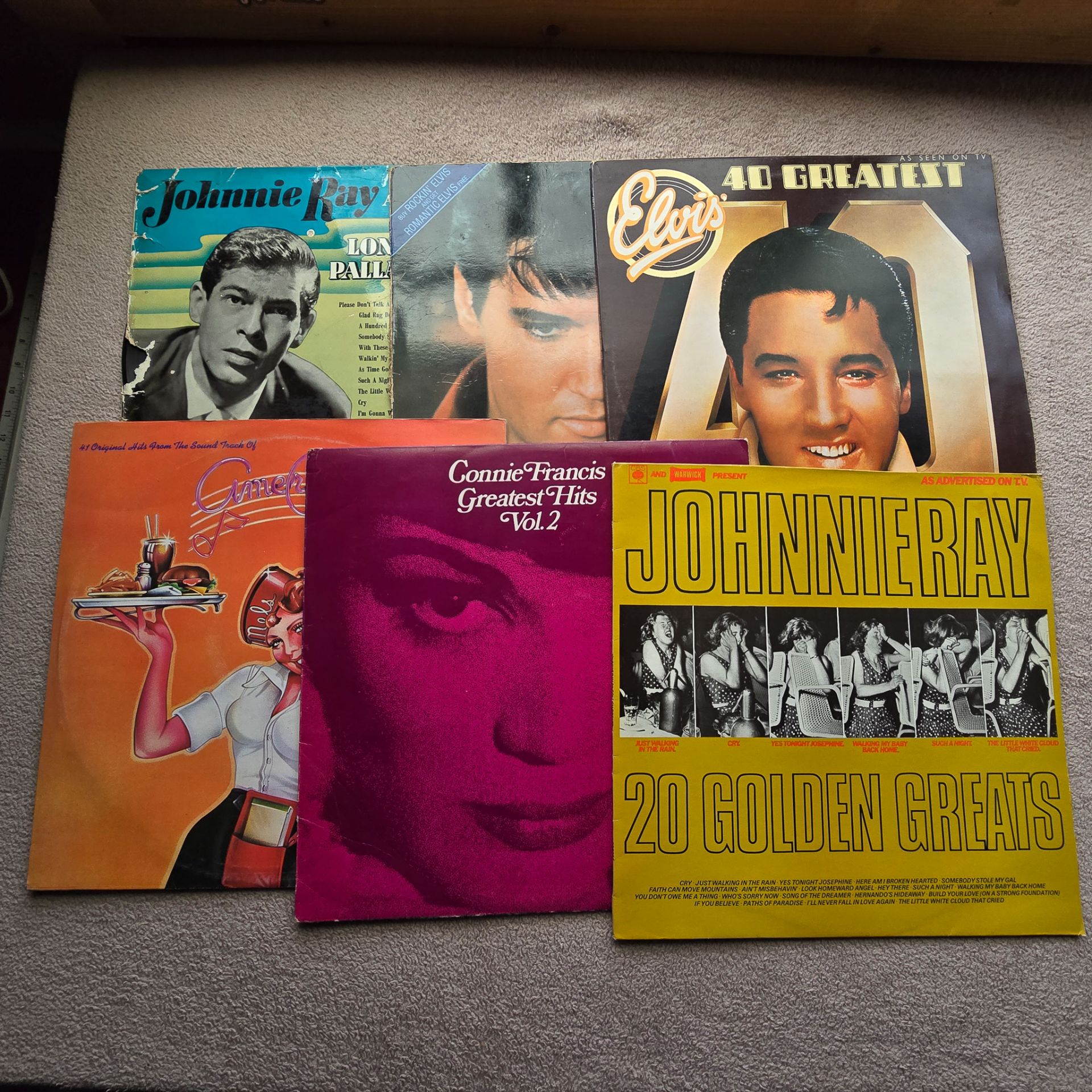 Collection of 50's and 60's Vinyl LP's including Elvis Presley etc - Image 3 of 5