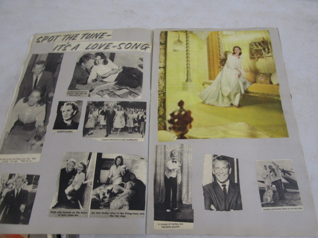 Celebrity photo's inc Beatles, some with autographs, Screen stars scrap book, picture card album - Image 21 of 26