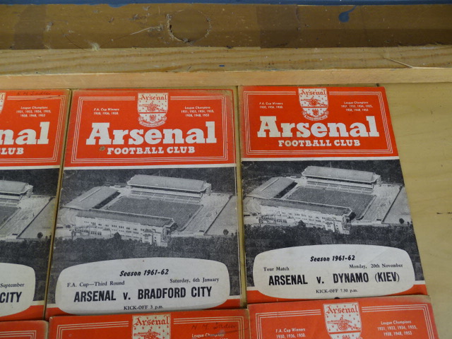 33 Mostly 1960's Arsenal football programs - Image 12 of 19