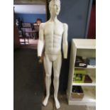 A full size male mannequin