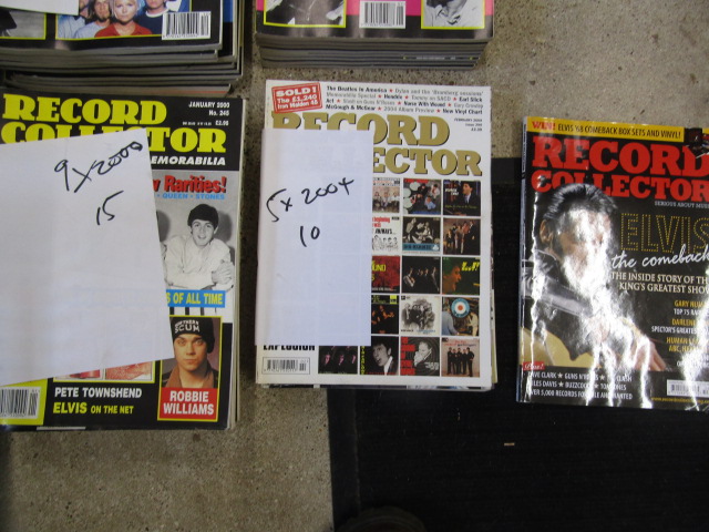 Record Collector magazines in 2 crates ranging from 1980-2000's - Image 5 of 10