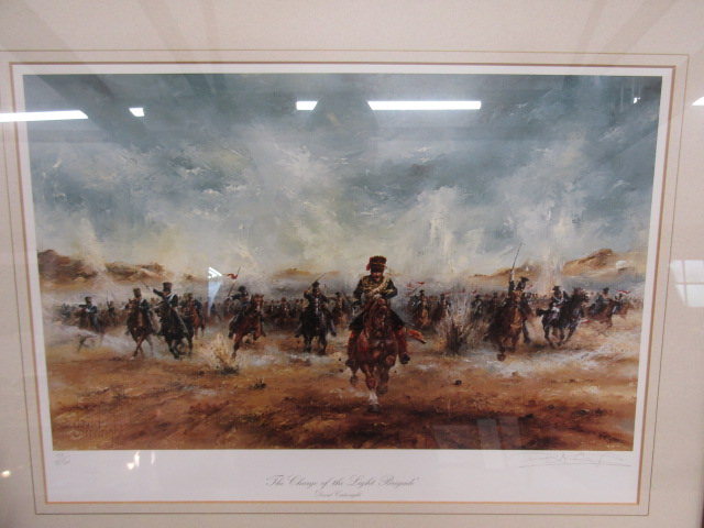 David Cartwright ltd edition prints signed in margin Battle of Trafalgar and The Chand of the - Image 6 of 9