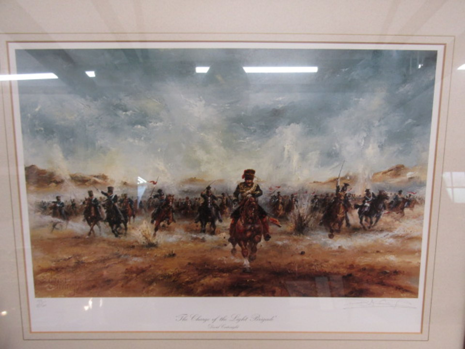 David Cartwright ltd edition prints signed in margin Battle of Trafalgar and The Chand of the - Image 6 of 9