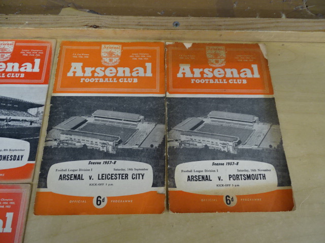 33 Mostly 1960's Arsenal football programs - Image 16 of 19