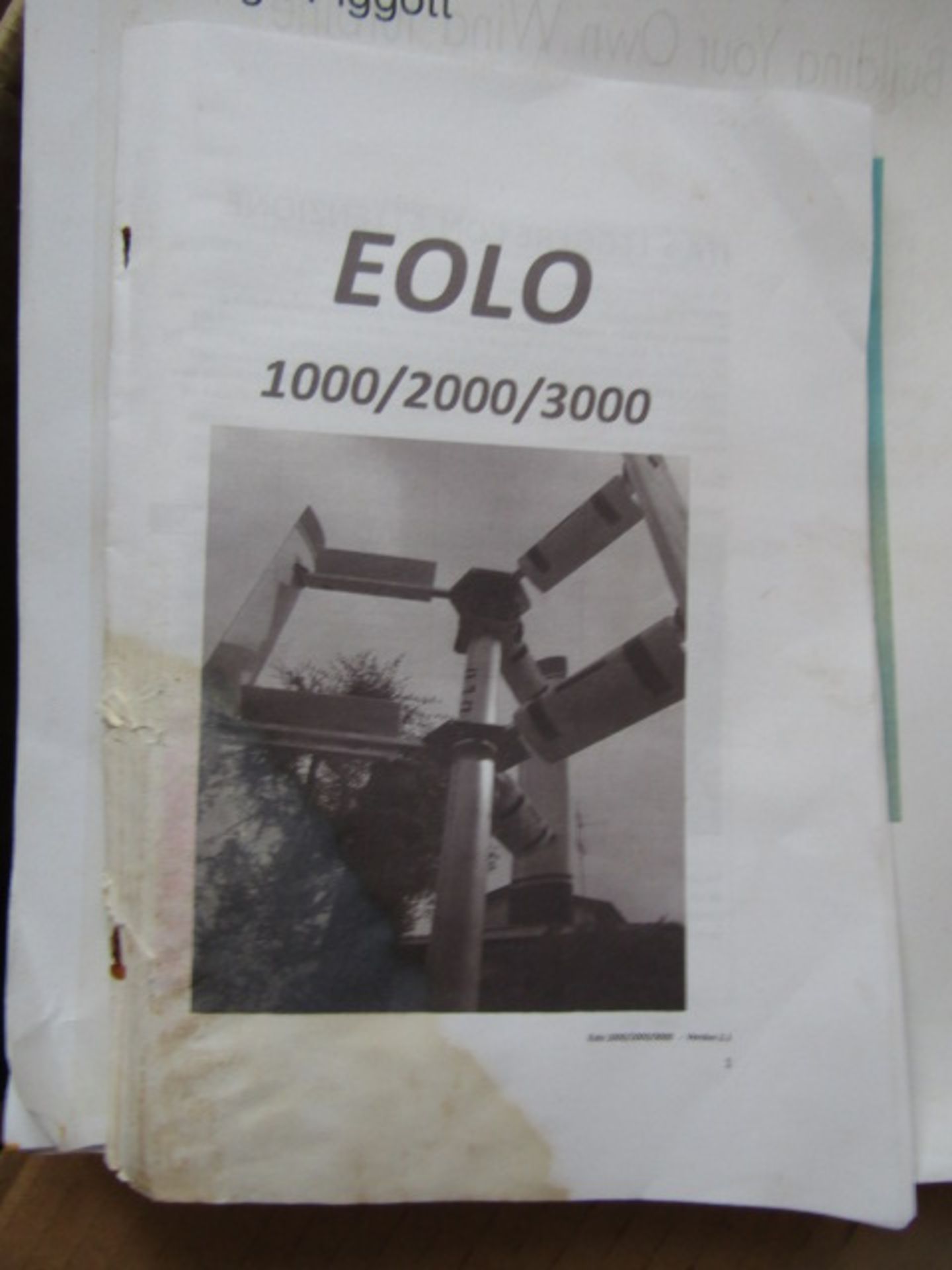 EOLO wind turbine generator EOLO 1KW/ 2KW/ 3KW - un-used in original box Suitable for both - Image 8 of 14