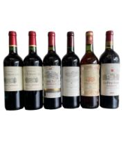 Six bottles of Bordeaux wine to include two bottles of 2012 Chateau Les Terailles 12.4%vol 75cl,