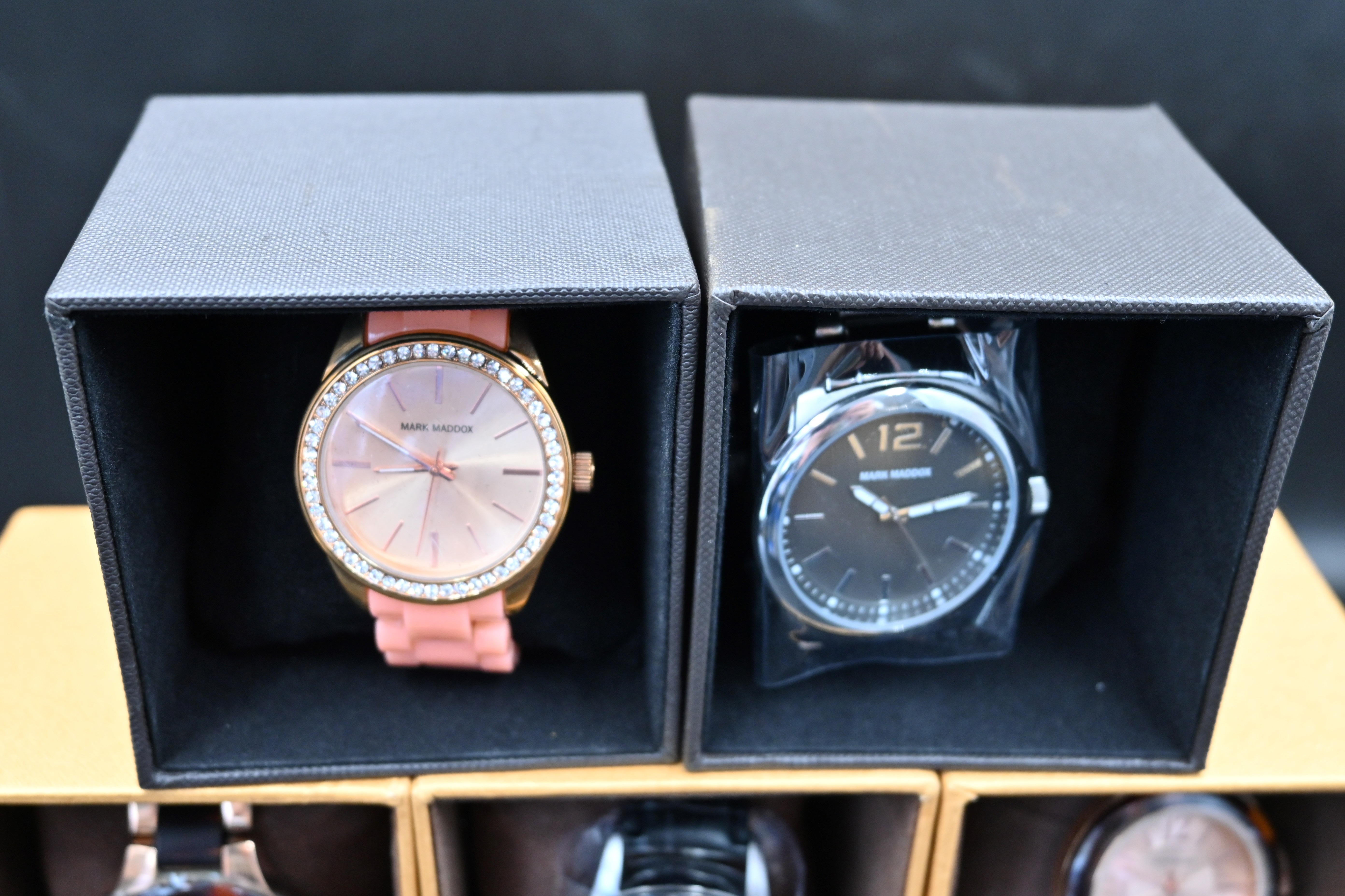 9 assorted Mark Maddox watches, new with tags from closing down sale, all boxed - Image 2 of 4