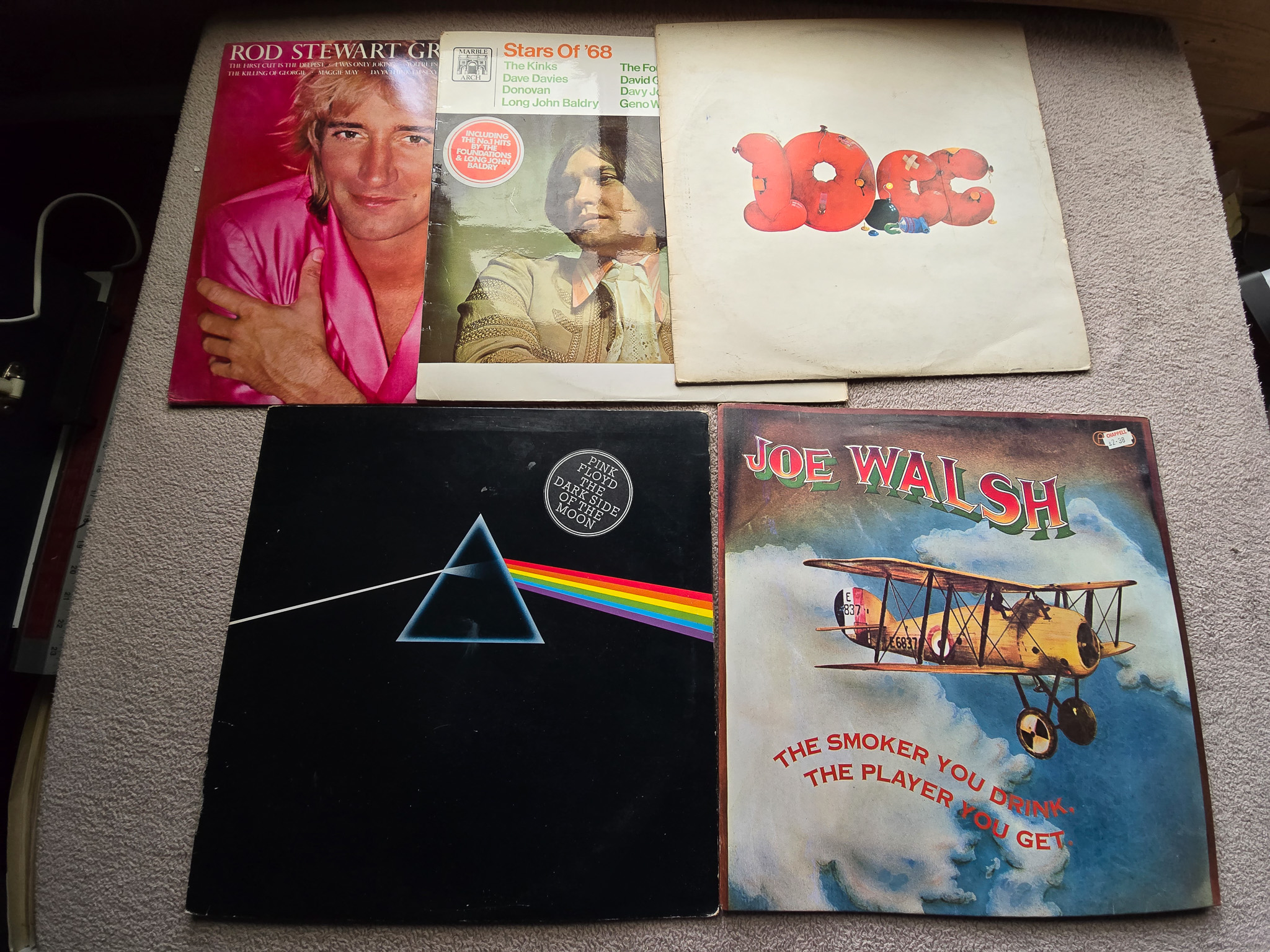 Collection of 10 Rock LP's to inc  Led Zepellin pink floyd Bloodwyn Pig Bob Dylan Joe Walsh  etc led - Image 3 of 3