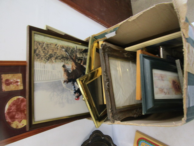 A quantity of pictures, frames and mirrors - Image 3 of 4