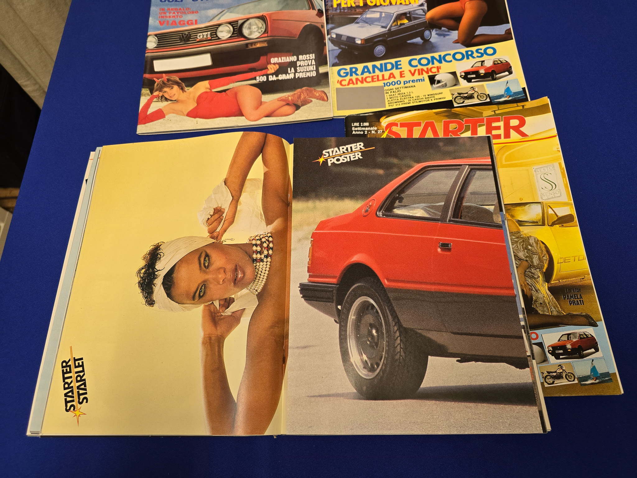 Large Collection of Starter Magazines Italian Cars and Glamour Ladies Ferrari alpha etc - Image 17 of 17