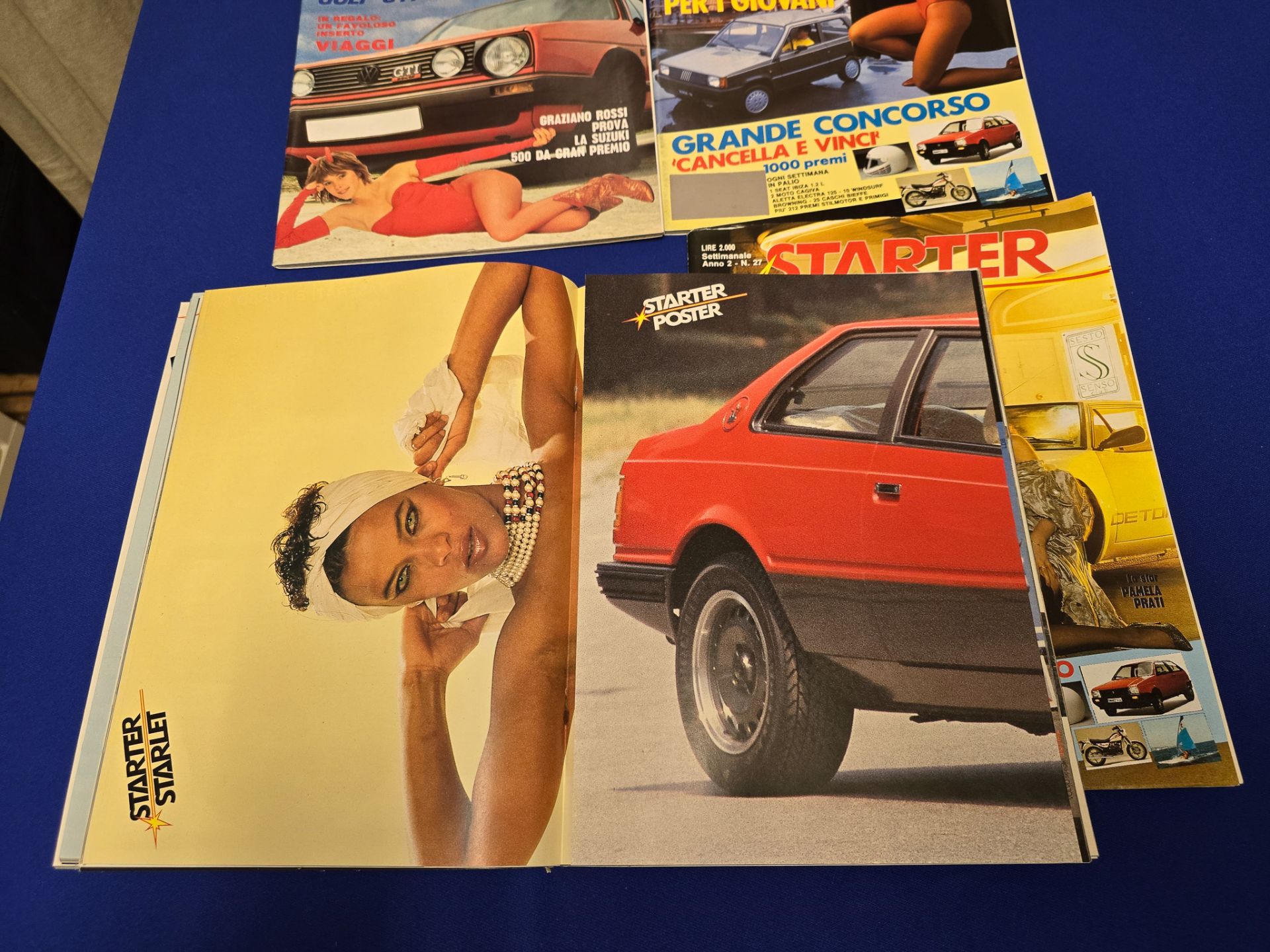 Large Collection of Starter Magazines Italian Cars and Glamour Ladies Ferrari alpha etc - Image 17 of 17